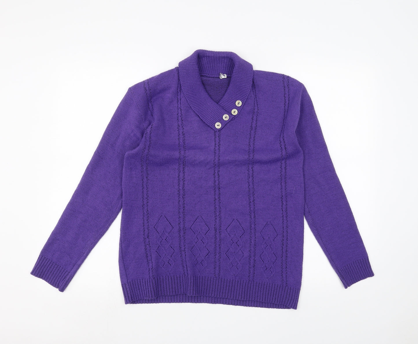 Preworn Womens Purple   Pullover Jumper Size S