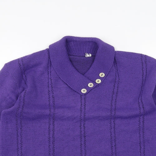 Preworn Womens Purple   Pullover Jumper Size S