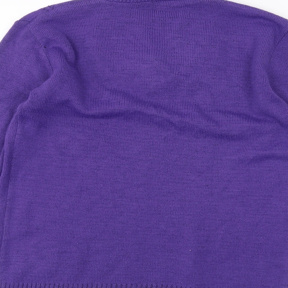 Preworn Womens Purple   Pullover Jumper Size S