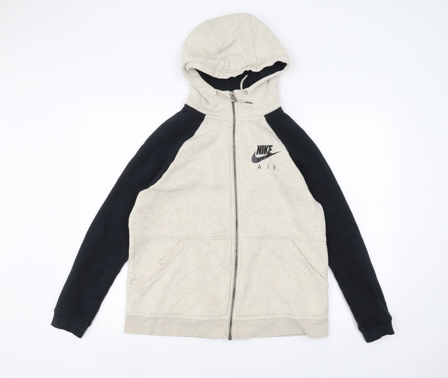 Nike Mens White   Full Zip Hoodie Size M