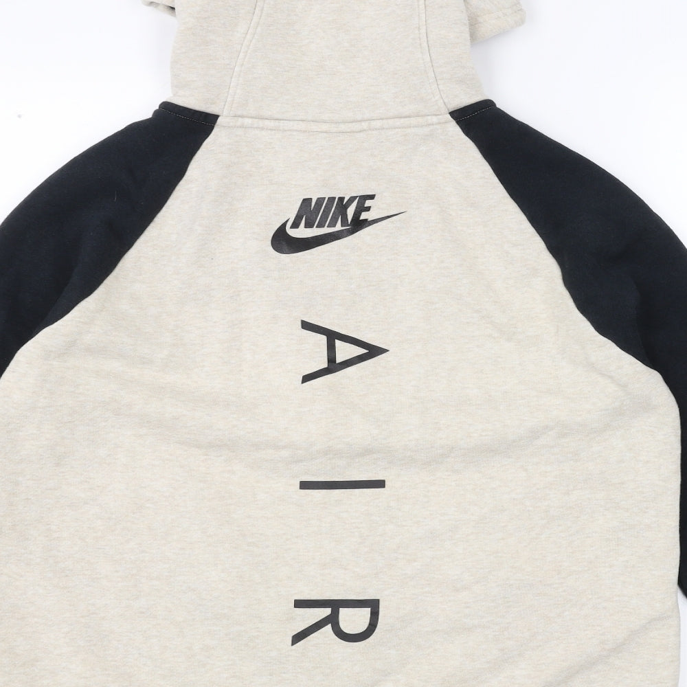 Nike Mens White   Full Zip Hoodie Size M