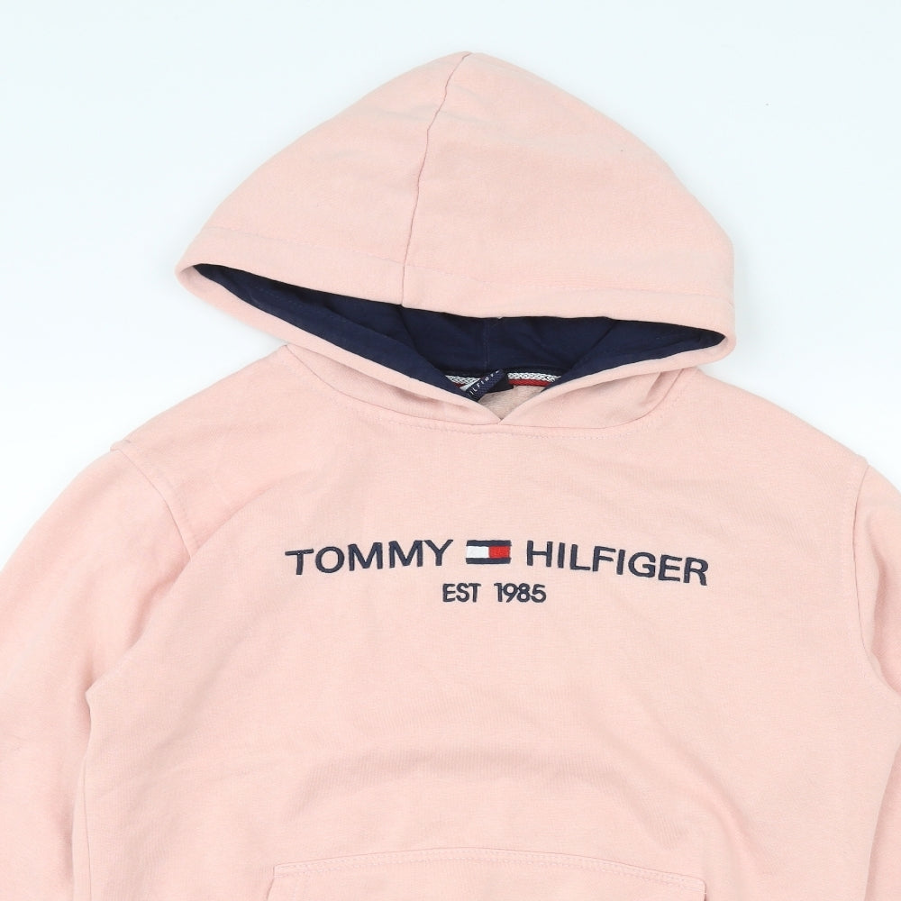 Tommy Hilfiger Womens Pink   Pullover Hoodie Size L