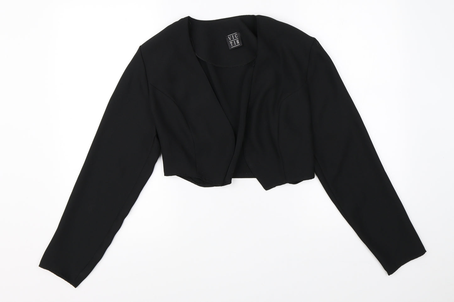 Victim Womens Black   Jacket Blazer Size 10