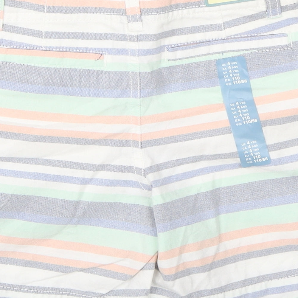 Baby Gap Boys Multicoloured Striped  Utility Shorts Size 4 Years