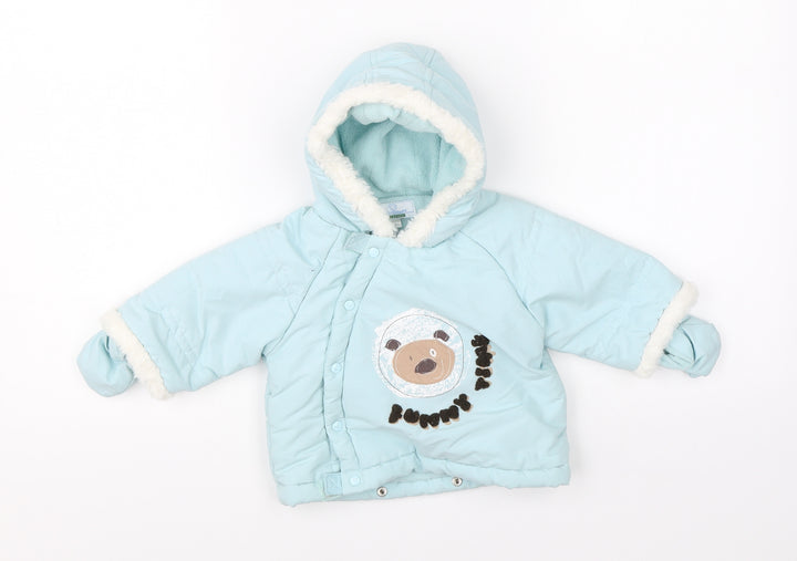 Colin & Colline Girls Blue Jacket Size 0-3 Months