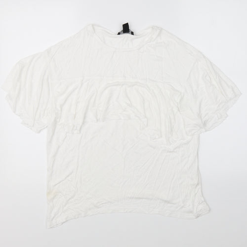Atmosphere Womens White   Basic Blouse Size 14