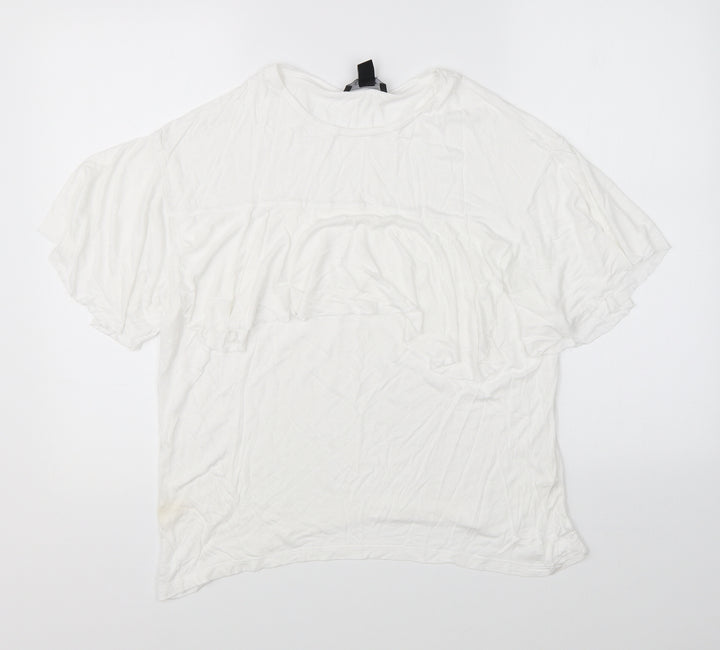 Atmosphere Womens White   Basic Blouse Size 14