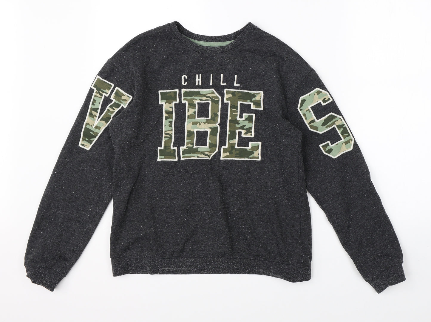 George Girls Grey   Pullover Sweatshirt Size 13-14 Years