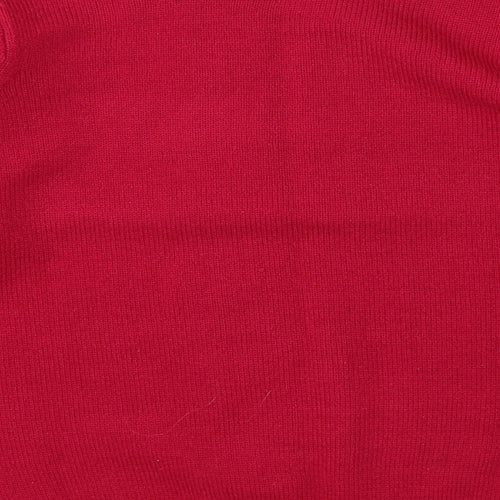 Isle Womens Pink  Knit Pullover Jumper Size S