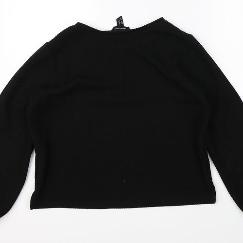 New Look Womens Black   Pullover Jumper Size M