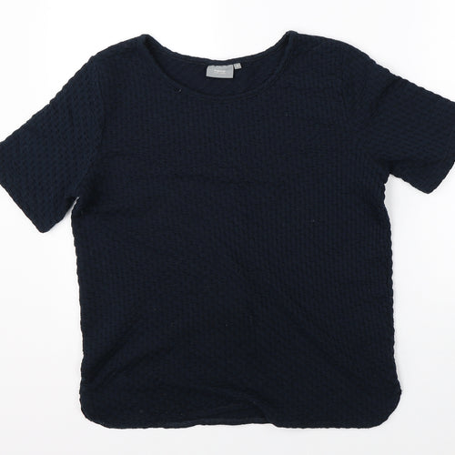 B Young Womens Blue   Basic Blouse Size M