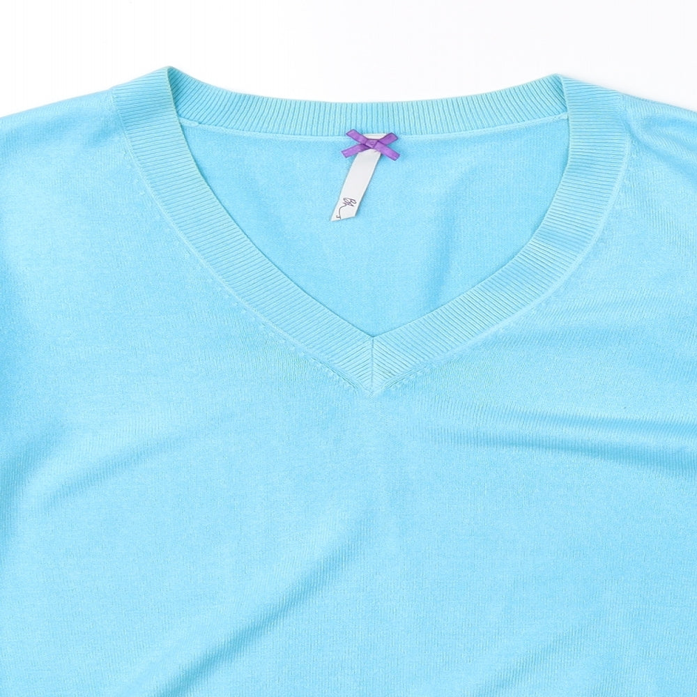 BHS Womens Blue   Pullover Jumper Size 16