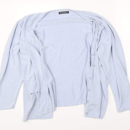 Bonmarché Womens Blue   Cardigan Jumper Size XL