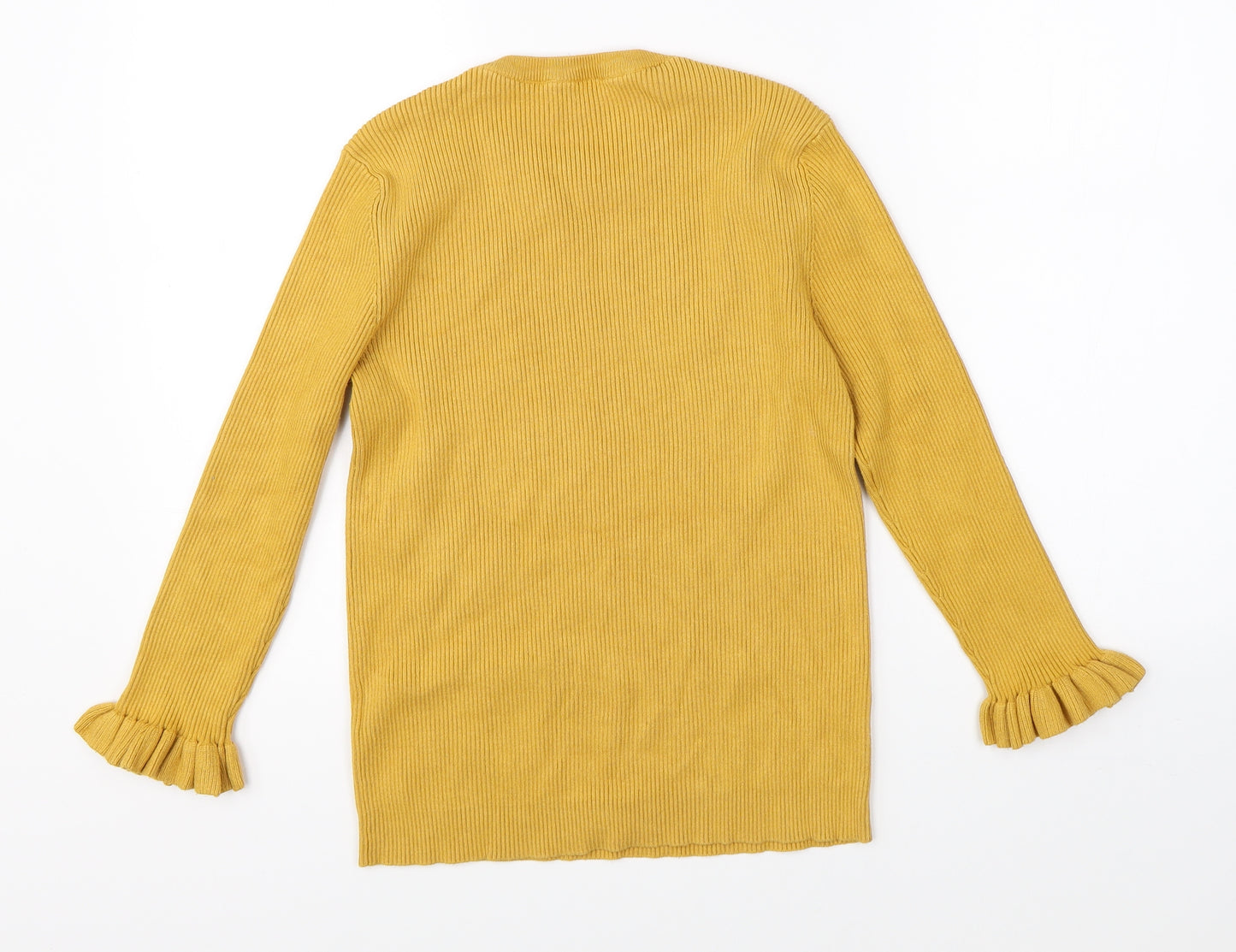 Red Herring Womens Yellow   Pullover Jumper Size 12