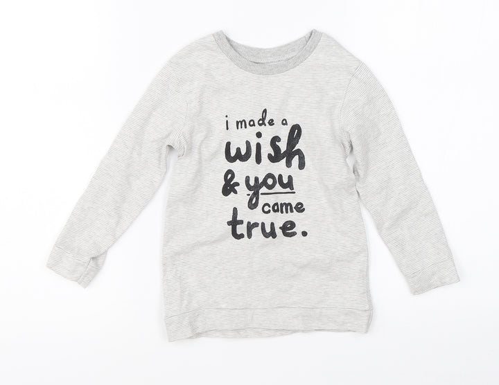 George Baby White Pullover Jumper Size 12-18 Months