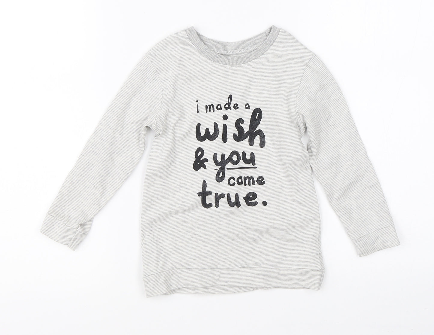 George Baby White   Pullover Jumper Size 12-18 Months