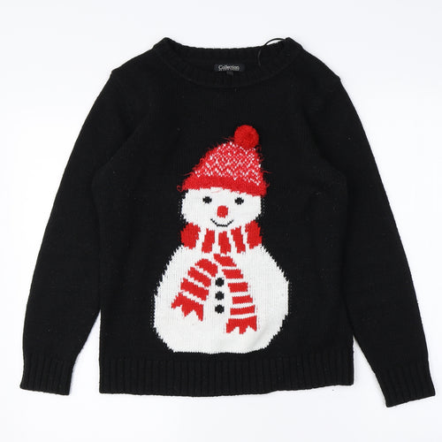 Collection Mens Black   Pullover Jumper Size S  - christmas