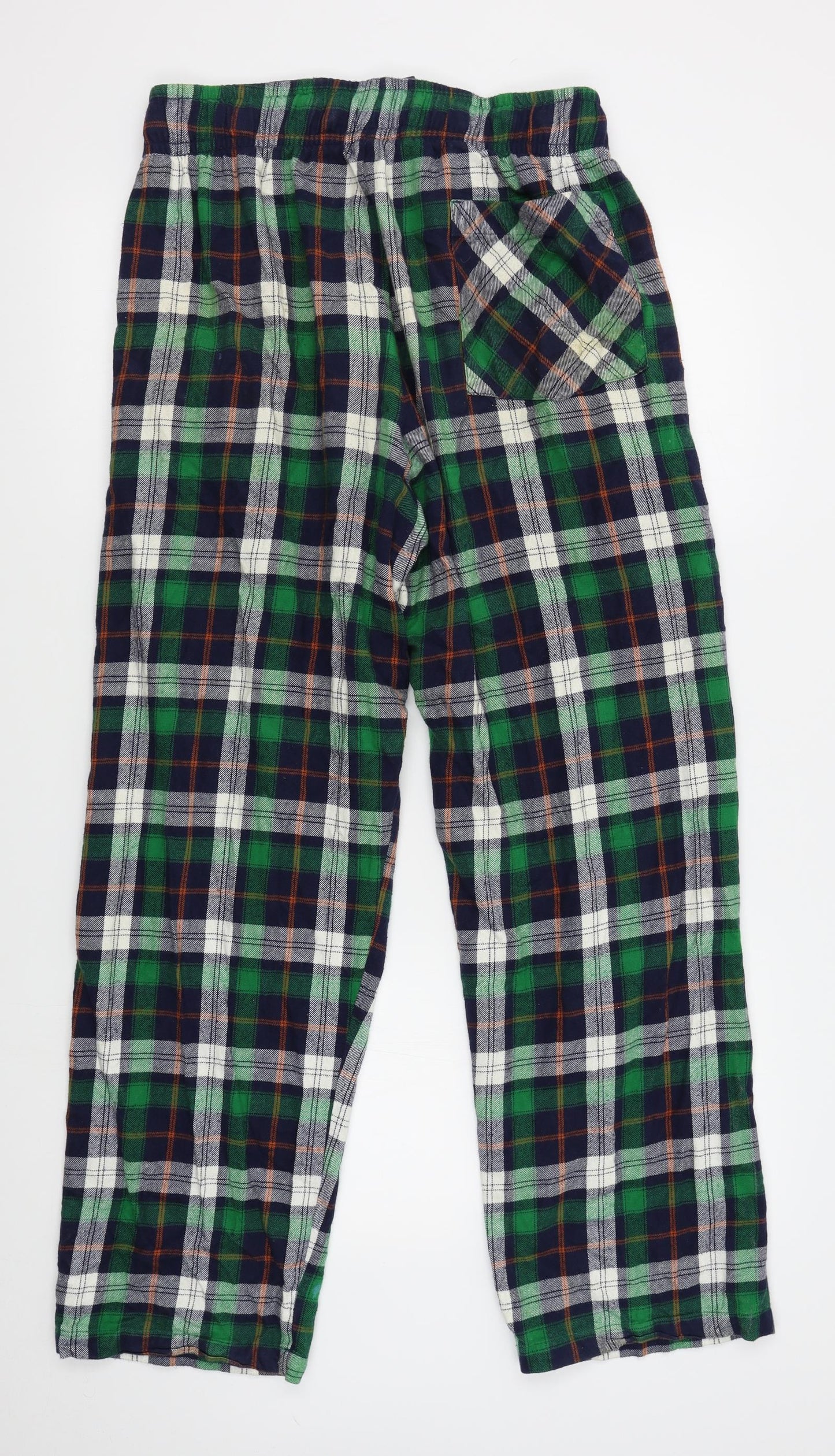 F&F Mens Green Plaid   Lounge Pants Size L