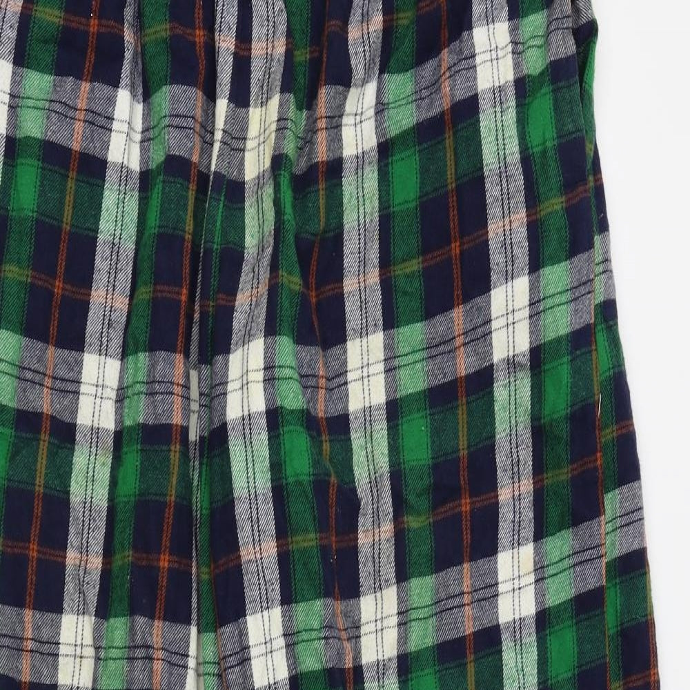 F&F Mens Green Plaid   Lounge Pants Size L