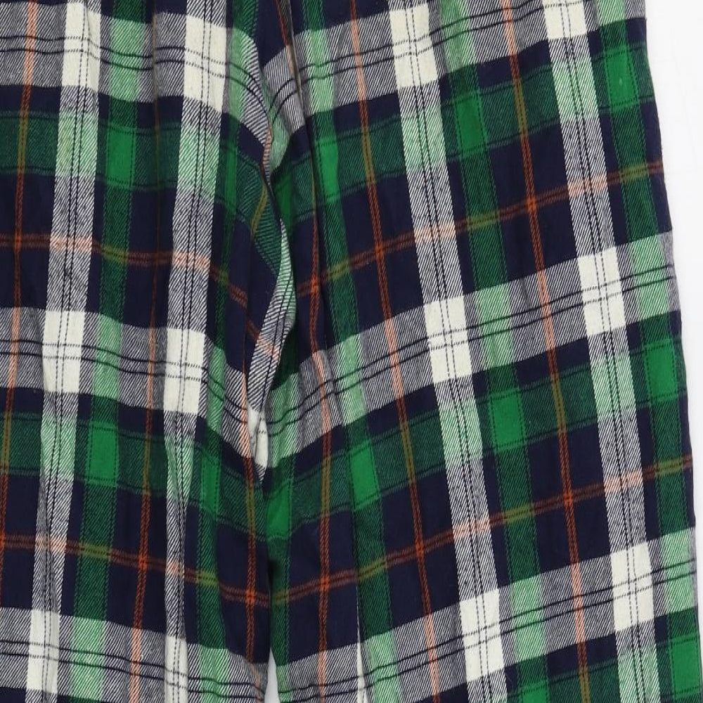 F&F Mens Green Plaid   Lounge Pants Size L