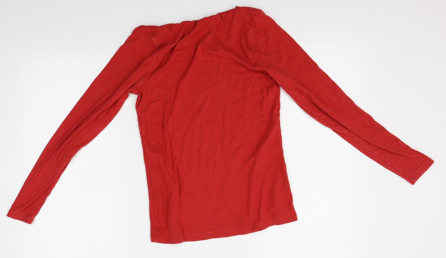 George Womens Red   Basic T-Shirt Size 12