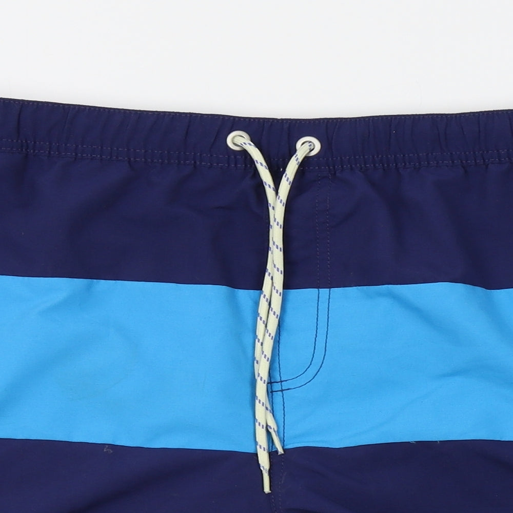 Red Herring Mens Blue Striped  Bermuda Shorts Size 2XL - swim