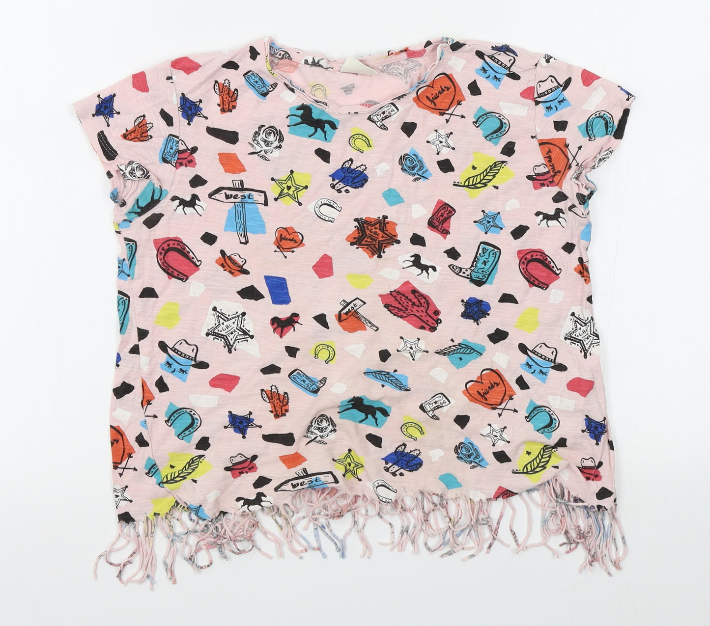 Zara Girls Pink   Basic T-Shirt Size 11-12 Years