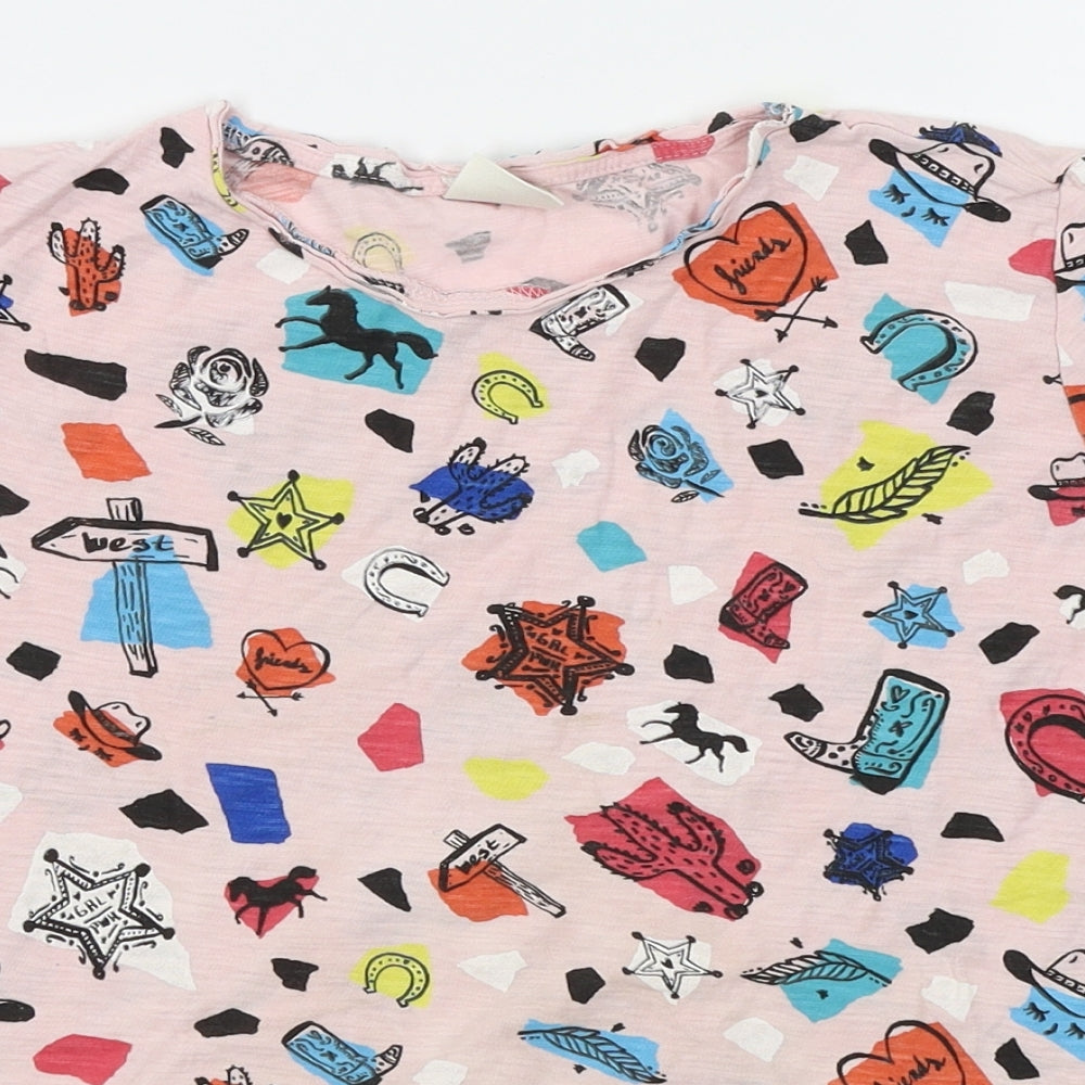 Zara Girls Pink   Basic T-Shirt Size 11-12 Years