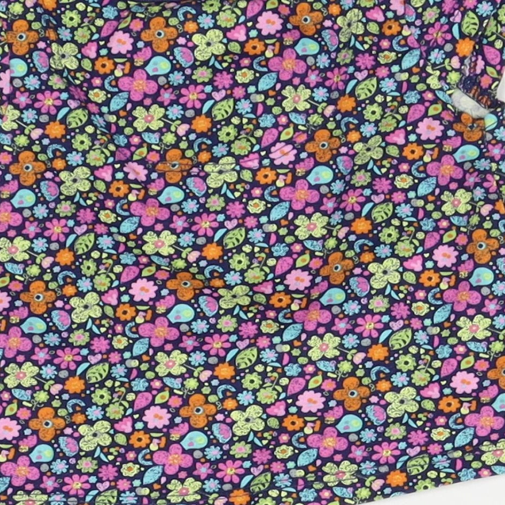 TU Girls Pink Floral  Basic T-Shirt Size 0-3 Months