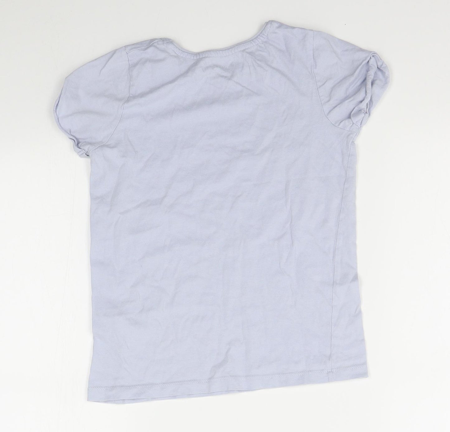 Primark Girls Grey   Basic T-Shirt Size 10-11 Years  - My unicorn ate my homework
