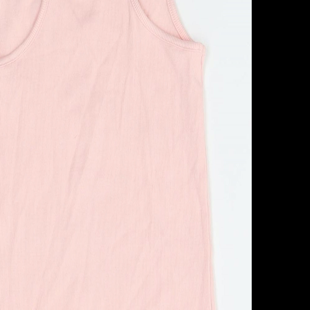 TU Girls Pink   Basic Tank Size 12 Years