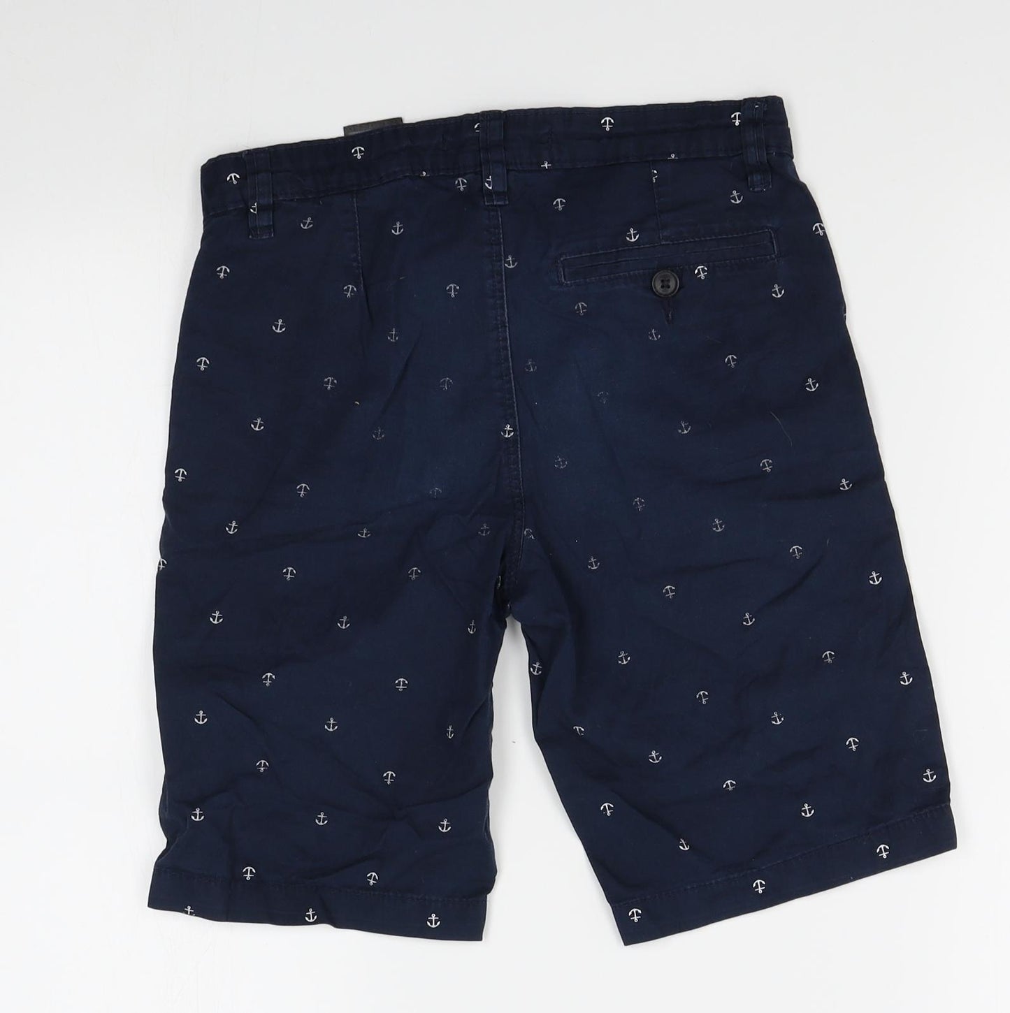 H&M Boys Blue   Chino Shorts Size 10-11 Years