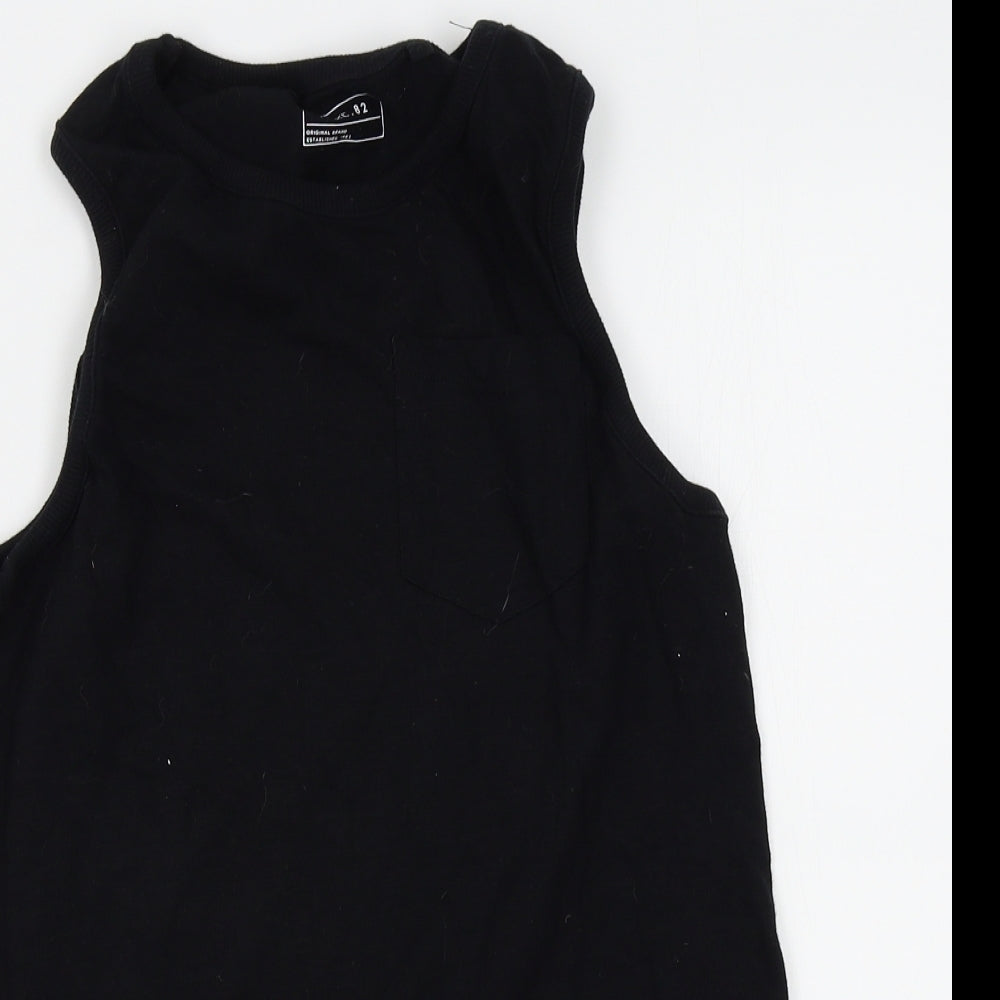 NEXT Girls Black   Basic Tank Size 12 Years