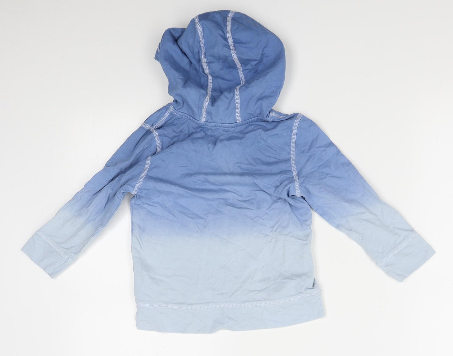 George Boys Blue Batik  Pullover Hoodie Size 2-3 Years  - shark