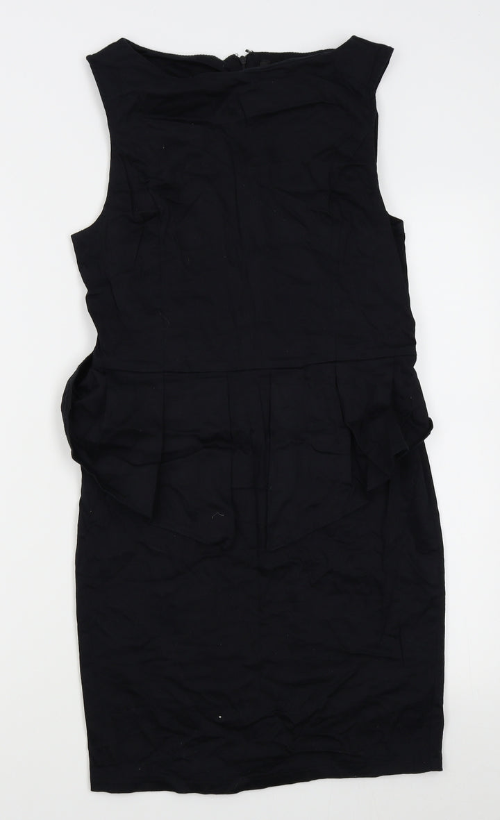 ax Womens Black Pencil Dress Size 14