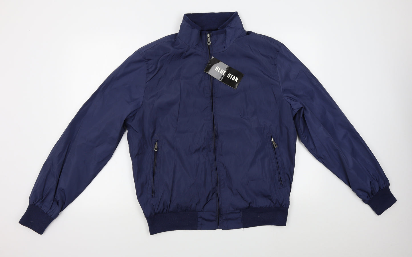 Blue Star Mens Blue   Jacket  Size XL