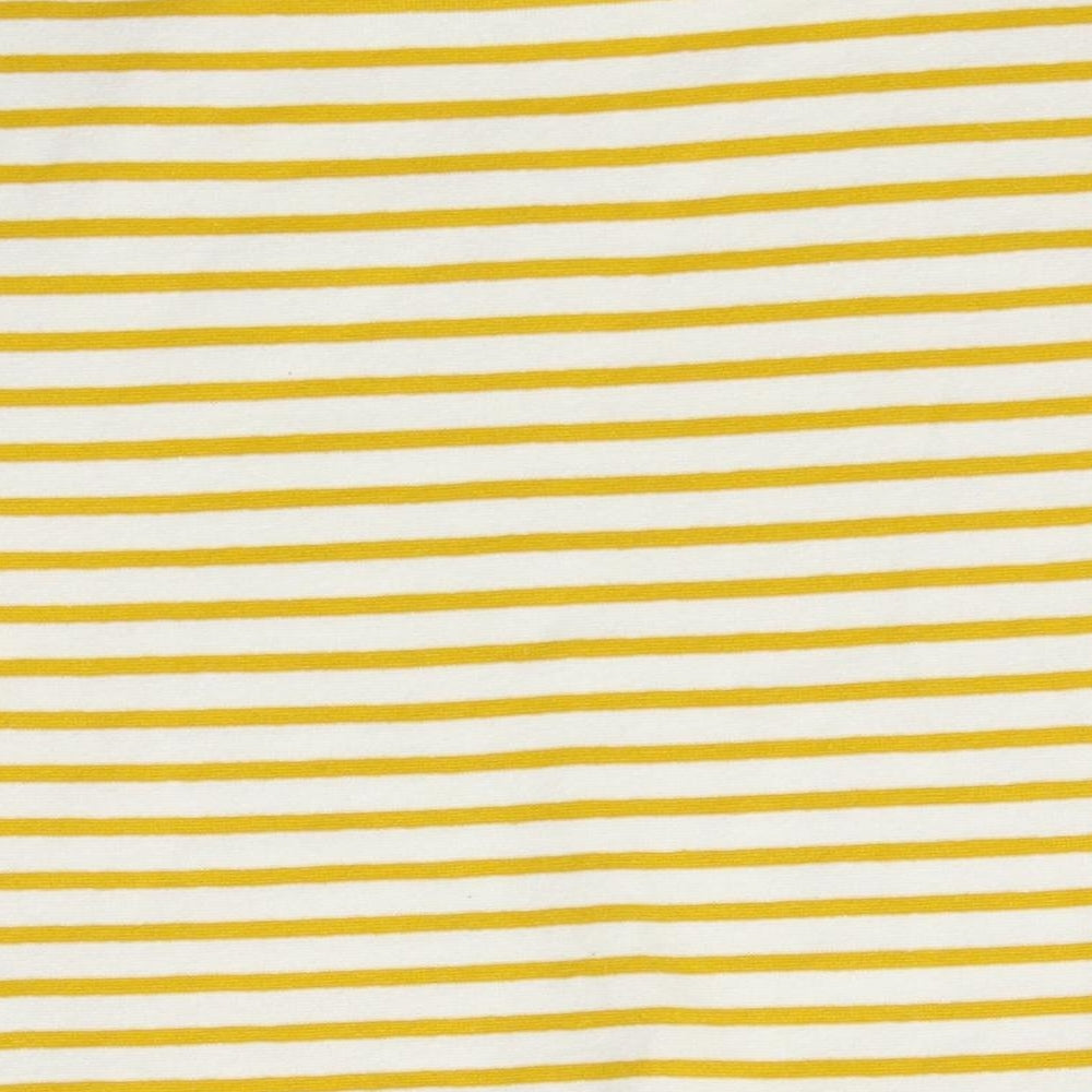 Zara Womens Yellow Striped  Cropped T-Shirt Size S