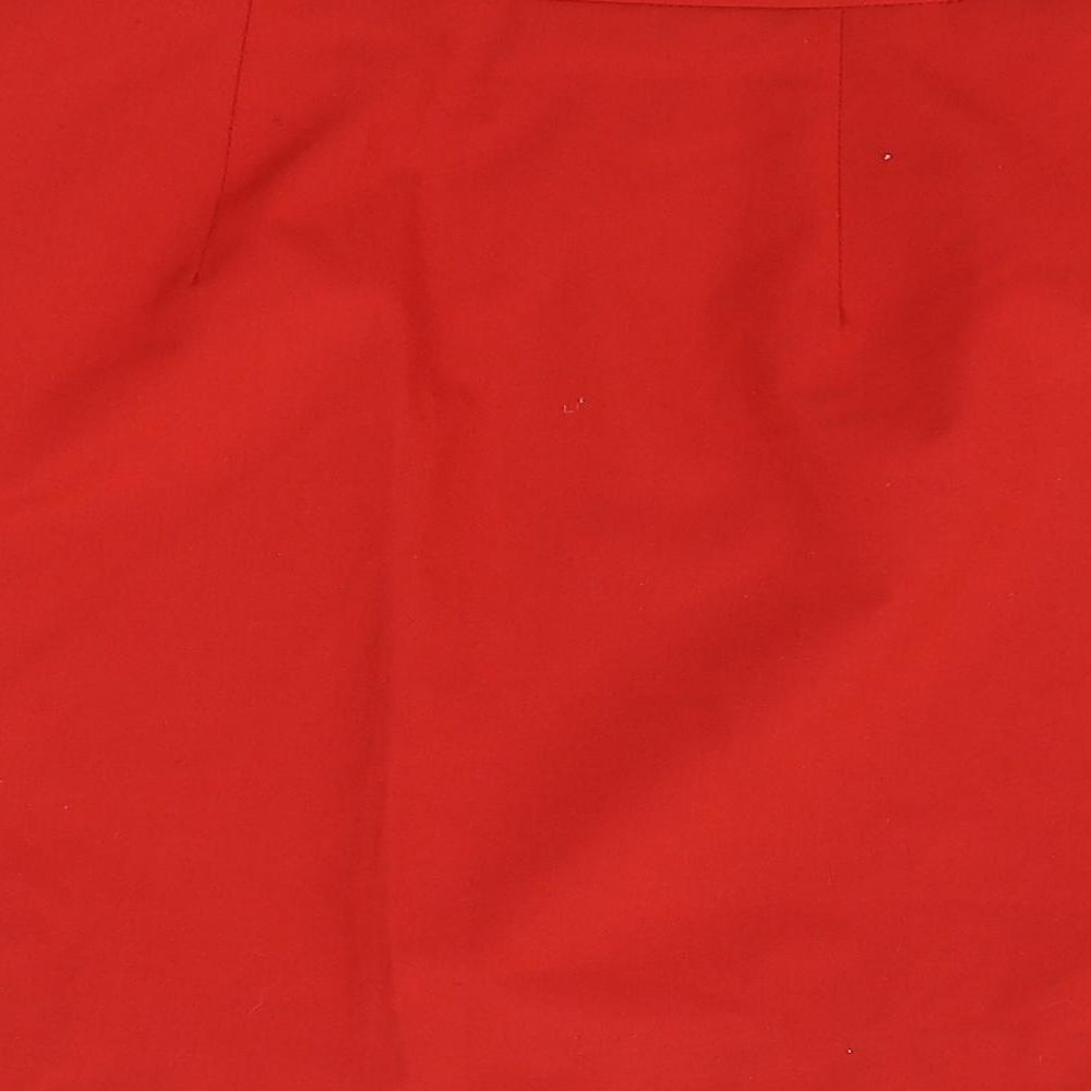 ASOS Womens Red   A-Line Skirt Size 6