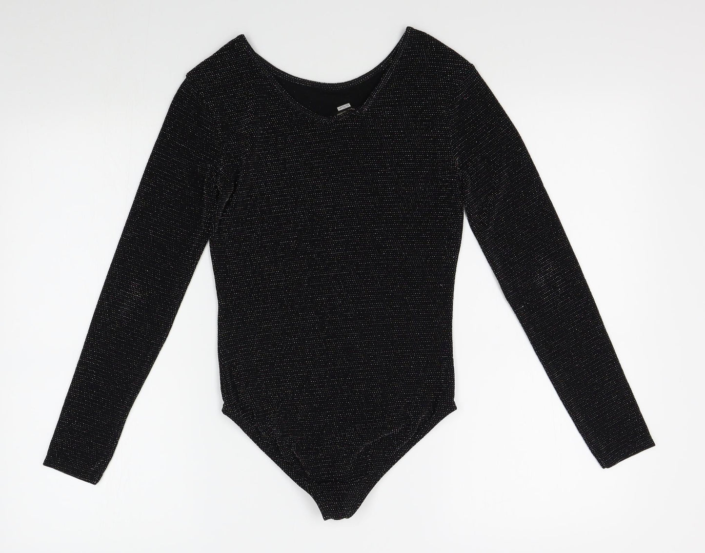 River Island Girls Black   Bodysuit One-Piece Size 11-12 Years