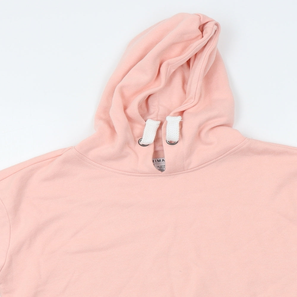 Primark Girls Pink   Pullover Hoodie Size 14-15 Years