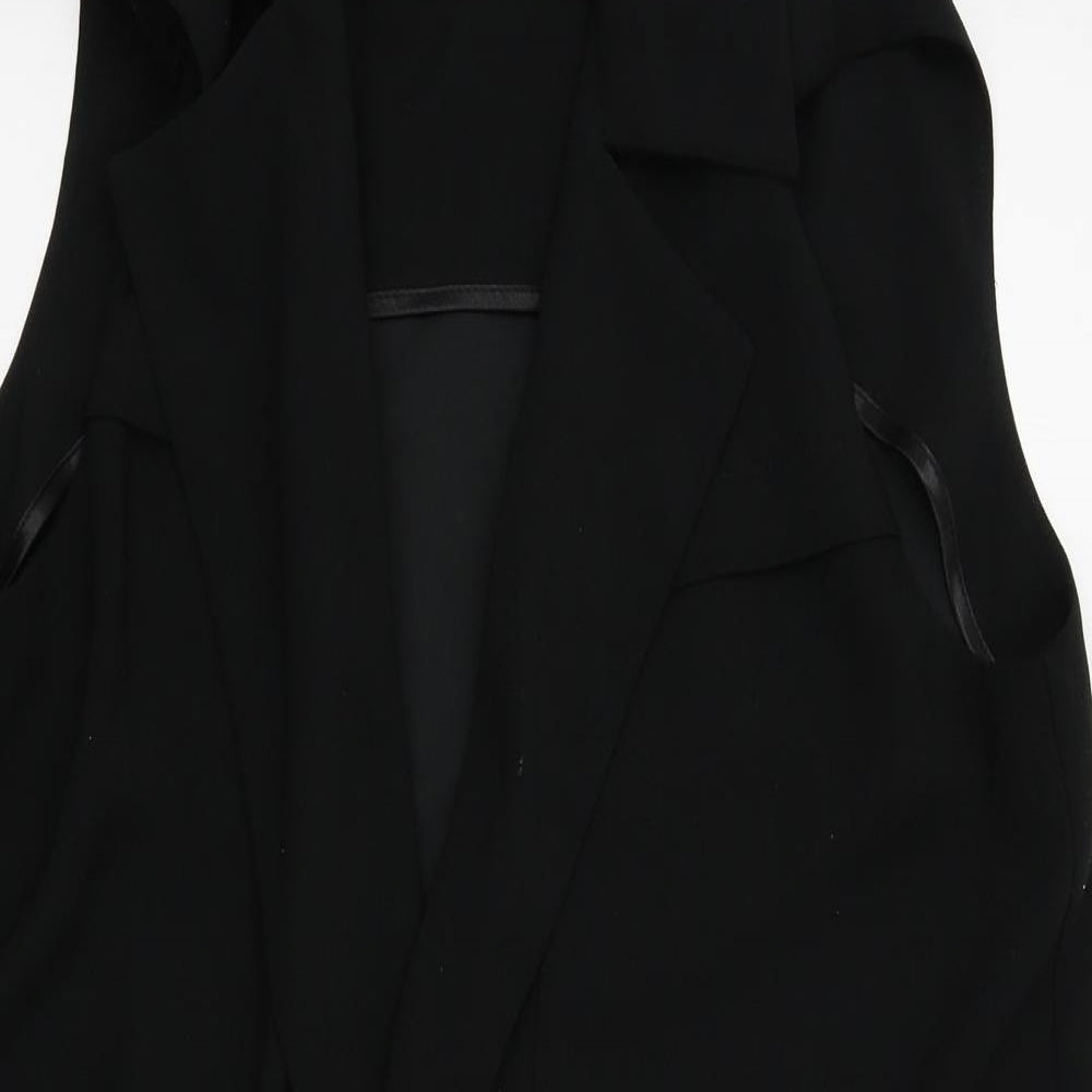 F&F Womens Black   Jacket Waistcoat Size 14