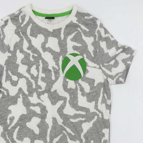 tesco Boys White   Basic T-Shirt Size 9-10 Years  - XBOX