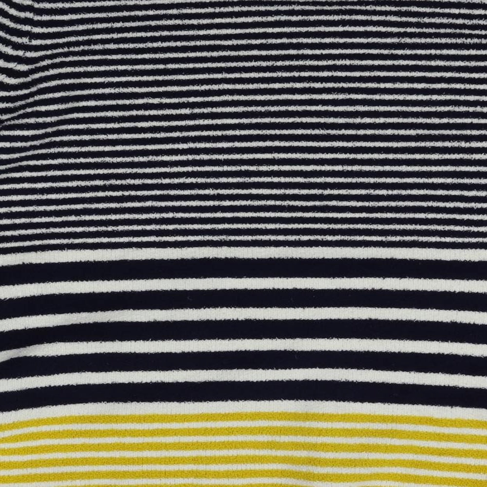 Joules Womens White Striped  Pullover Jumper Size 8