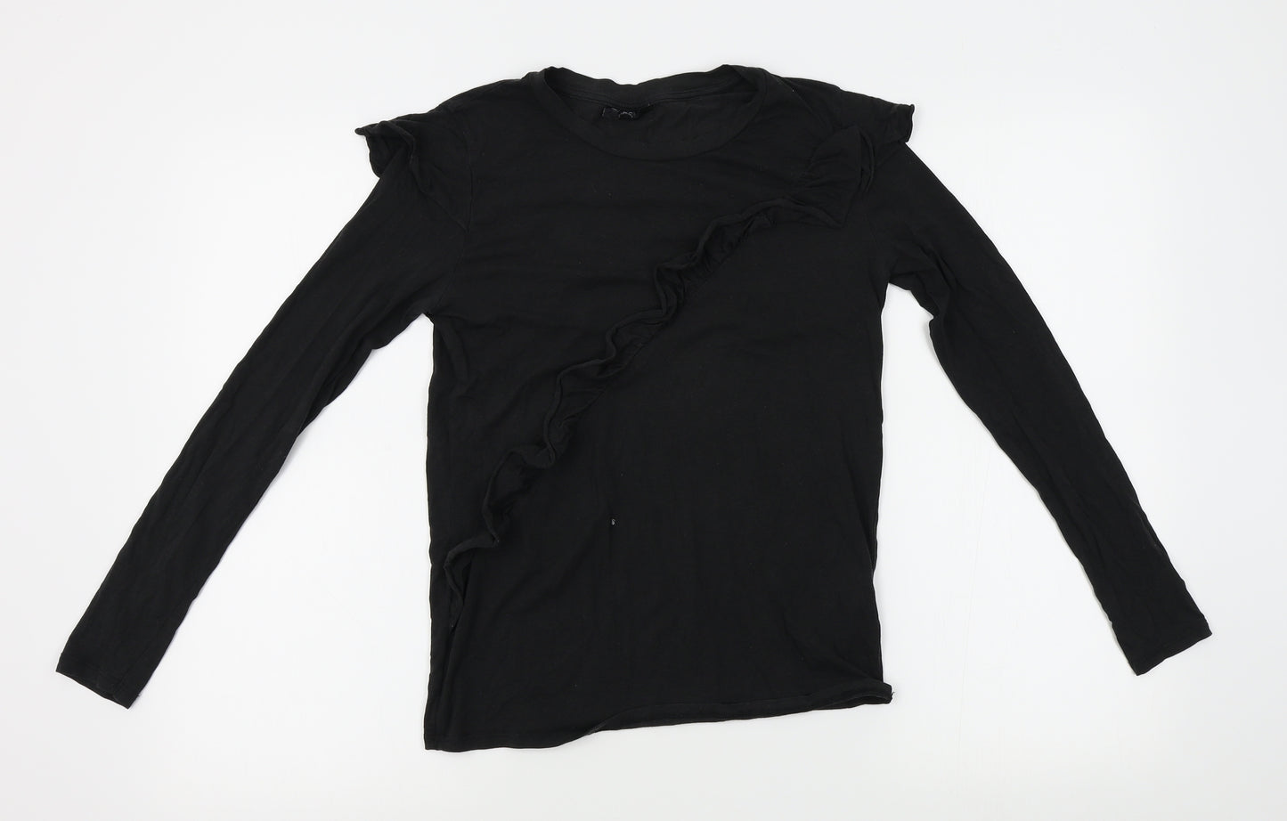 Topshop Womens Black   Basic T-Shirt Size 4