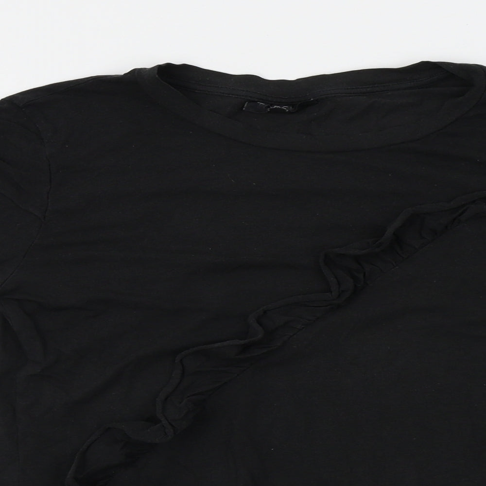Topshop Womens Black   Basic T-Shirt Size 4