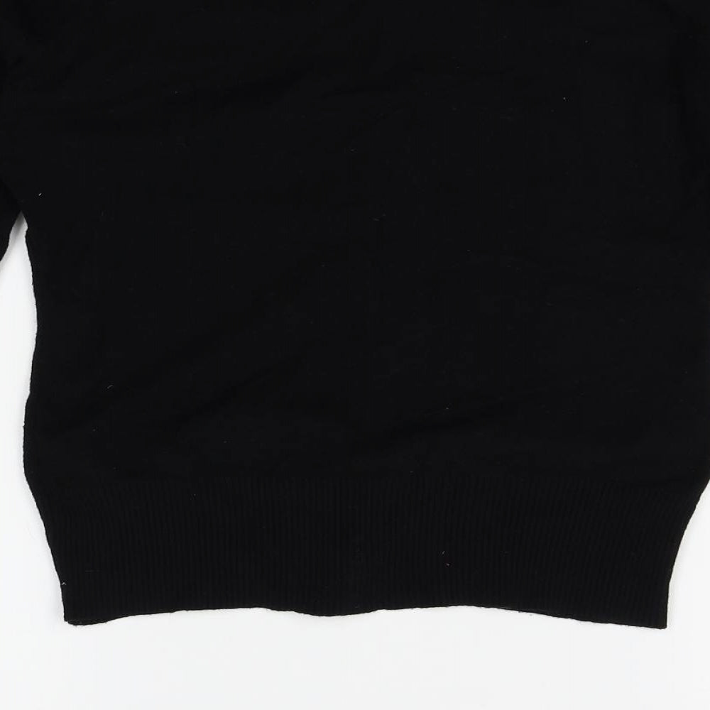 Hell Bunny Womens Black   Cardigan Jumper Size S  - spiderweb shoulders