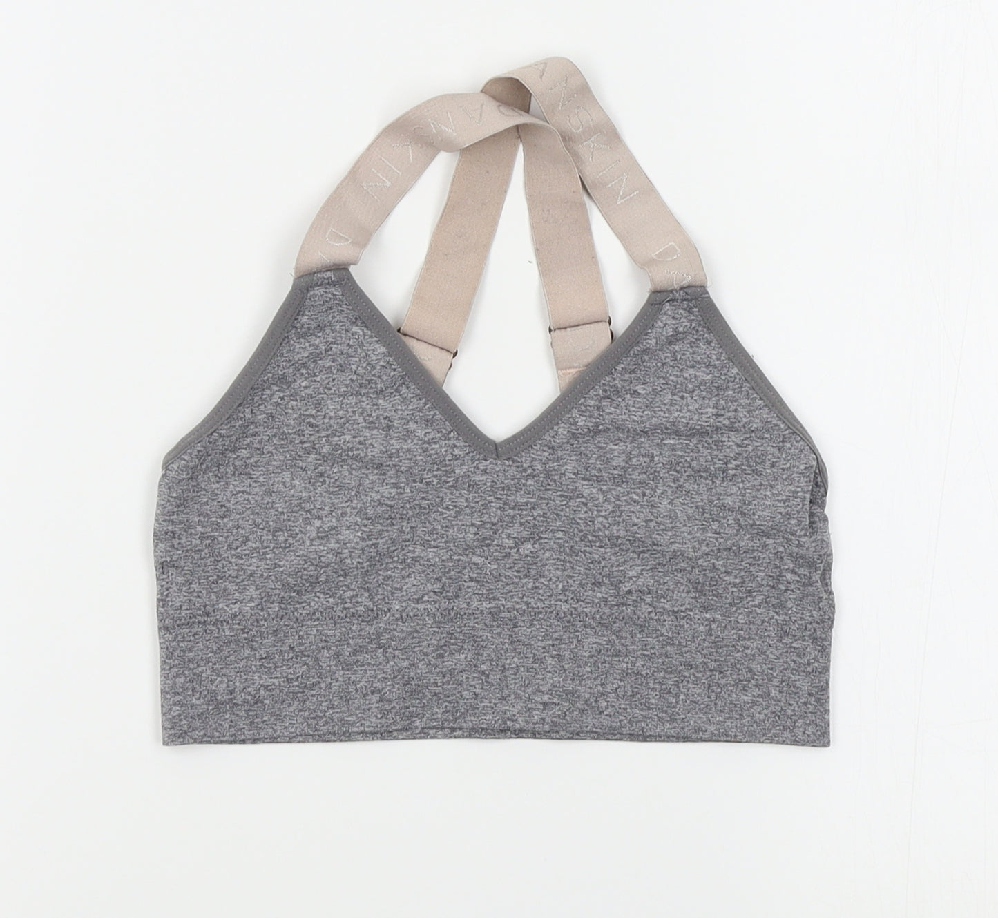 Danskin Womens Grey   Cropped Tank Size S  - sports bra