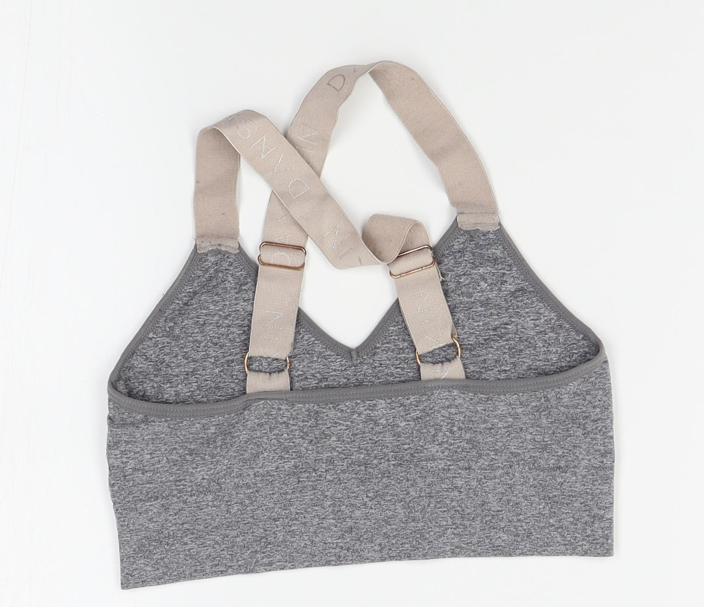 Danskin Womens Grey   Cropped Tank Size S  - sports bra