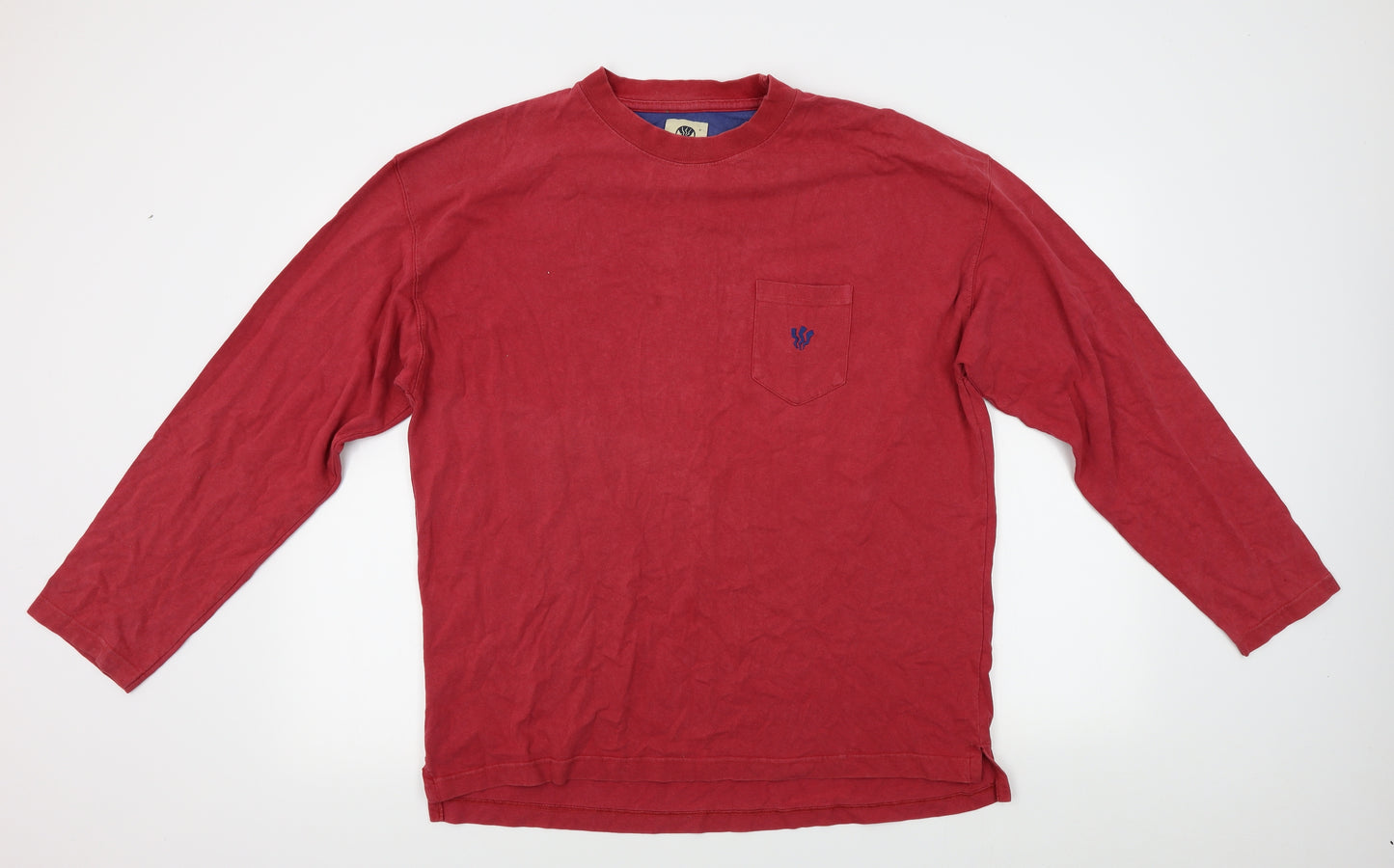 Fat Face Mens Red    T-Shirt Size L