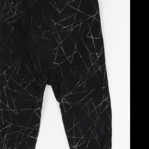 NEXT Boys Black   Jogger Trousers Size 3 Years - tapered leg dropped crotch